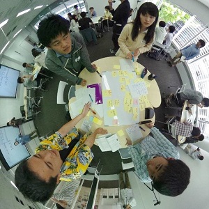 全周カメラを用いたグループワーク記録手法の基礎検討