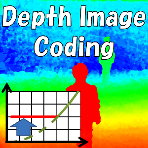 距離画像圧縮のためのニアロスレス符号化