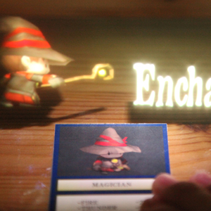 EnchanTable: テーブル面の反射を用いた直立空中像ディスプレイ