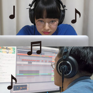 協働音楽制作における遠隔地コラボレーション支援