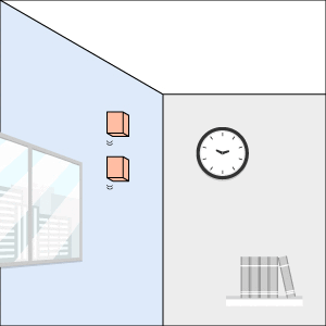 壁面から天井へ移動可能な群ロボットの研究